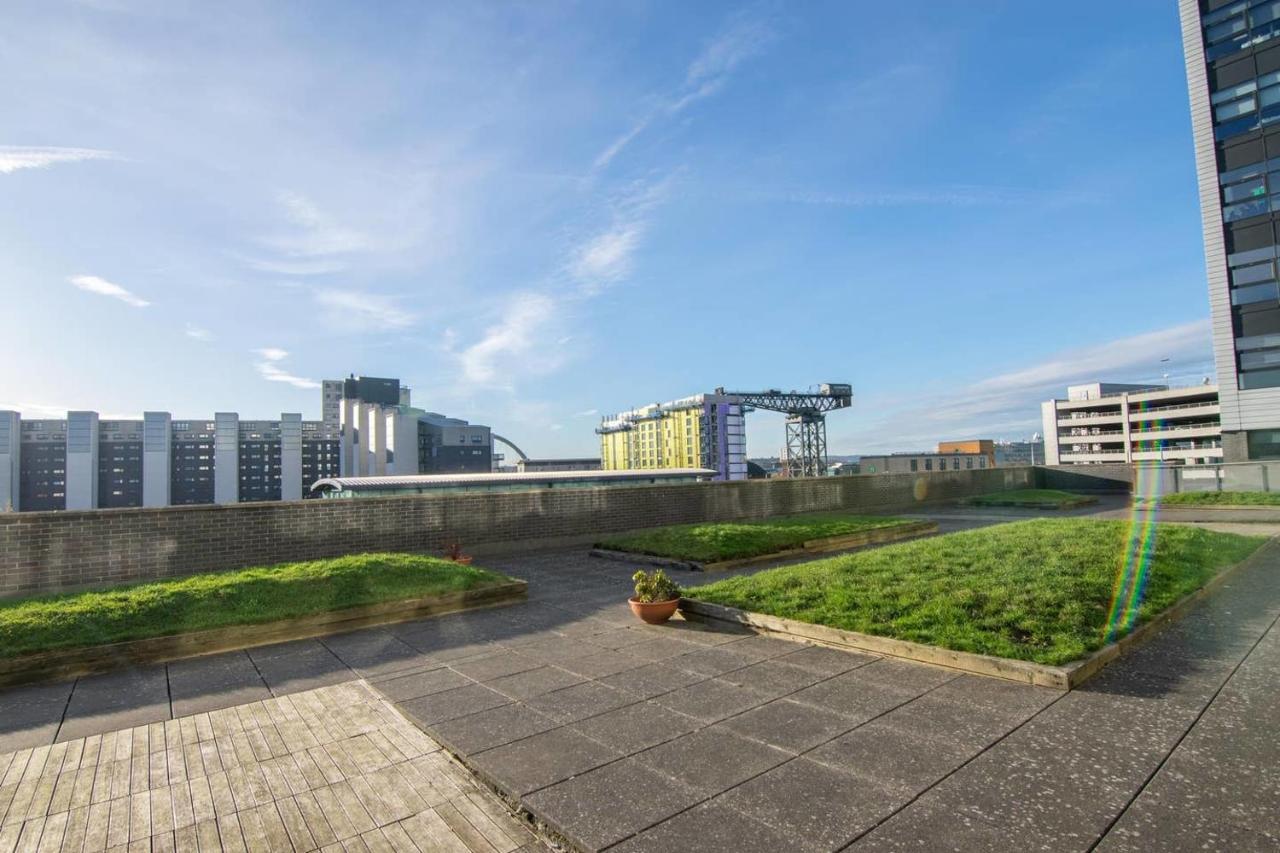 Modern 2 Bed Apartment, Next To Hydro And Secc! Glasgow Dış mekan fotoğraf